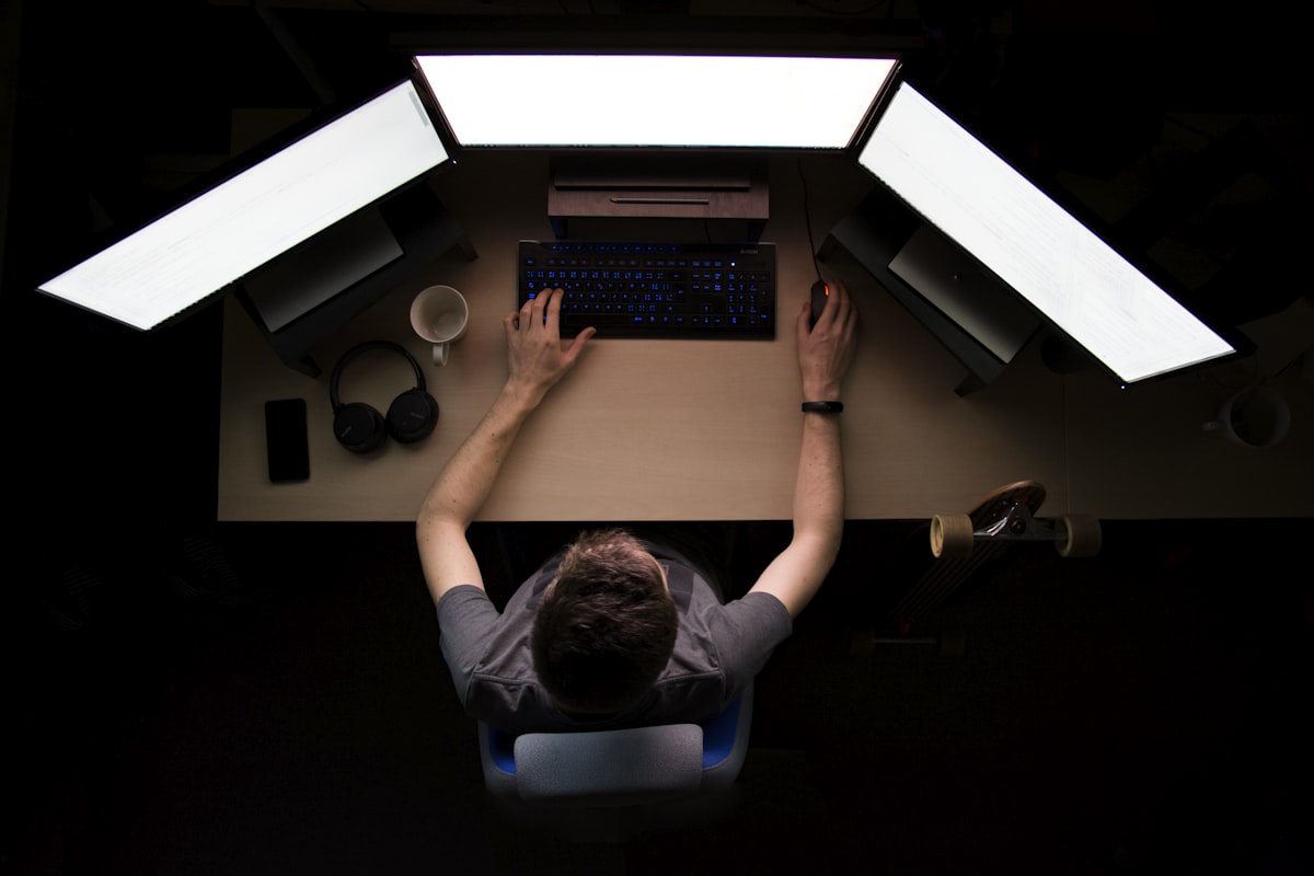Developers working on code